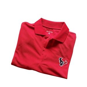 Houston Texans Antigua Vibrant Red Polo Shirt